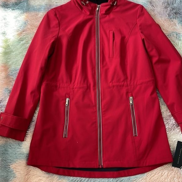 Tommy Hilfiger Women's Iconic water repellent Soft Shell Jacket size L - Picture 3 of 10